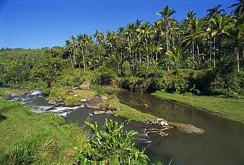 River valley at Kupa Kupa Barong, near Ubud, Bali, Indonesia, Southeast Asia, Asia