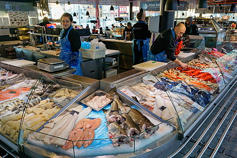 Fish Market, Bergen, Hordaland, Norway, Scandinavia, Europe