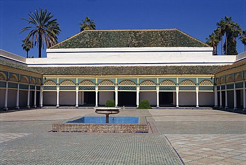 Bahia Palace, Marrakesh, Morocco, North Africa, Africa