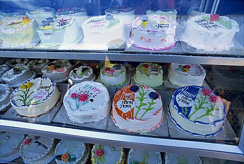 Cakes for special occasions, Munnar, in the Western Ghats, Kerala state, India, Asia