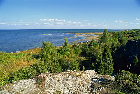 Coast of Muhu, an island to the west of Tallinn, Estonia, Baltic States, Europe