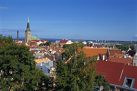 Old Town, UNESCO World Heritage Site, Tallinn, Estonia, Baltic States, Europe