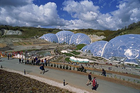 Eden Project, St. Austell, Cornwall, England, United Kingdom, Europe