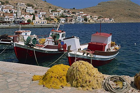 Emborio, Chalki, Halki, Greece, Europe