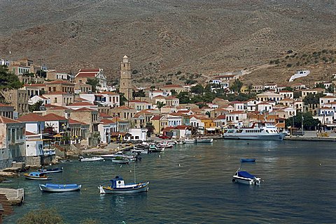 Emborio, Chalki, Halki, Greece, Europe