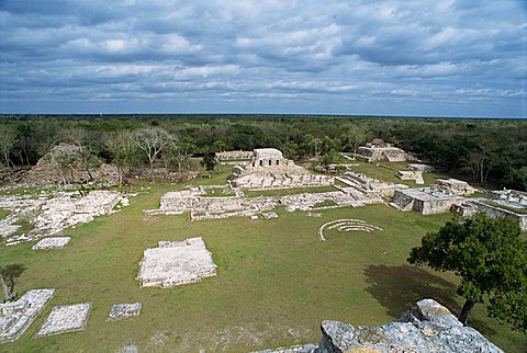 Mayapan, former Mayan capital after fall of Chichen Itza, Yucatan, Mexico, North America