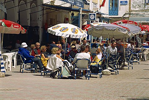 Cafe, Essaouira, Morocco, North Africa, Africa