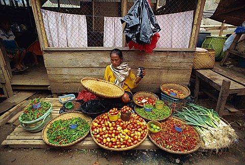 Market, Rantepao, Toraja area, Sulawesi, Indonesia, Southeast Asia, Asia