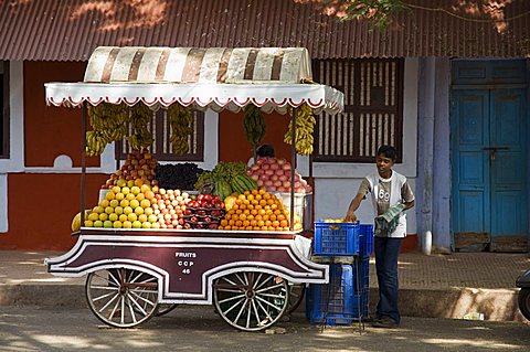 In the Latin quarter of Panaji formerly known as Panjim, Goa, India