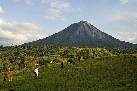 Arenal Volcano from the La Fortuna side, Costa Rica