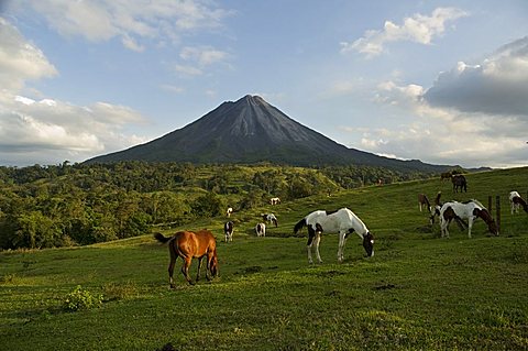 Arenal Volcano from the La Fortuna side, Costa Rica