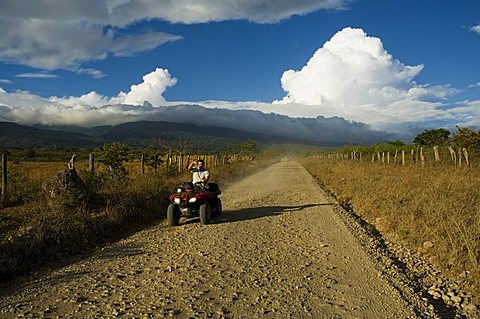 Clouds over the Rincon Volcano, near Rincon de la Vieja National Park, Guanacaste, Costa Rica, Central America