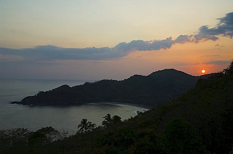 Sunset over Punta Islita, Nicoya Pennisula, Costa Rica, Central America