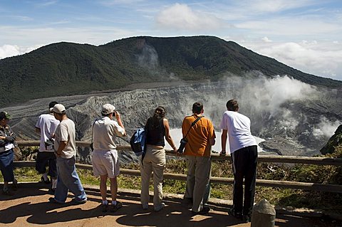 Poas Volcano, Poas National Park, Costa Rica, Central America