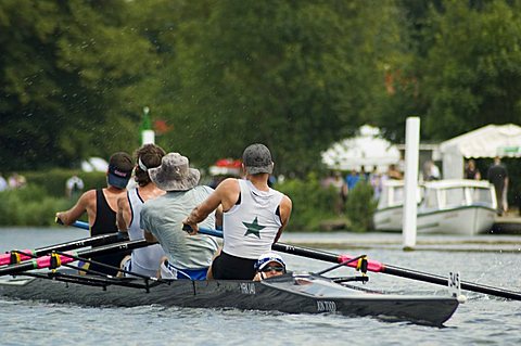 Rowing at the Henley Royal Regatta, Henley on Thames, England, United Kingdom, Europe