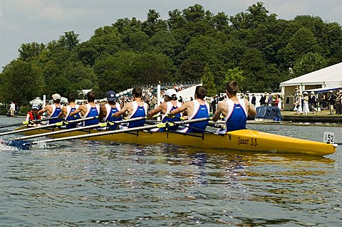 Rowing at the Henley Royal Regatta, Henley on Thames, England, United Kingdom, Europe