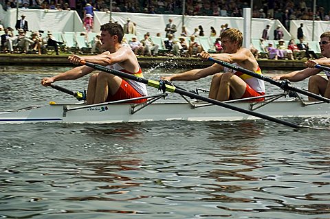 Rowing at the Henley Royal Regatta, Henley on Thames, England, United Kingdom, Europe