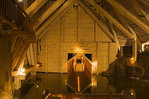 Room in the Wieliczka Salt Mine, UNESCO World Heritage Site, near Krakow (Cracow), Poland, Europe