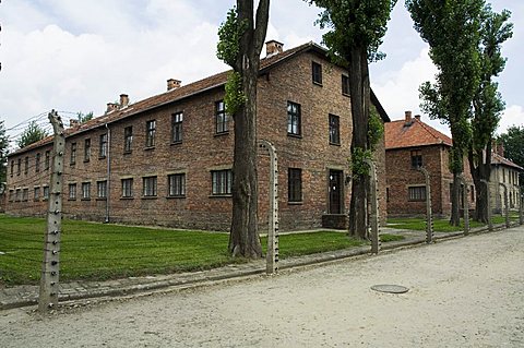 Auschwitz concentration camp, now a memorial and museum, UNESCO World Heritage Site, Oswiecim near Krakow (Cracow), Poland, Europe