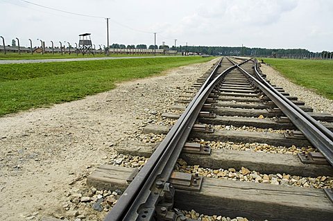 Auschwitz second concentration camp at Birkenau, UNESCO World Heritage Site, near Krakow (Cracow), Poland, Europe