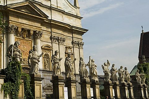 St. Peter and St. Paul's church, famous for its statues of the Apostles, Grodzka Street, Krakow (Cracow), UNESCO World Heritage Site, Poland, Europe