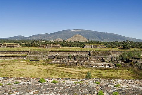 The Citadel, Teotihuacan, UNESCO World Heritage Site, north of Mexico City, Mexico, North America