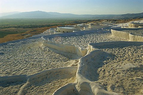 Pamukkale, UNESCO World Heritage Site, Anatolia, Turkey, Asia Minor, Eurasia