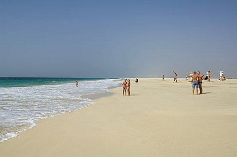 Praia de Santa Monica (Santa Monica Beach), Boa Vista, Cape Verde Islands, Atlantic, Africa