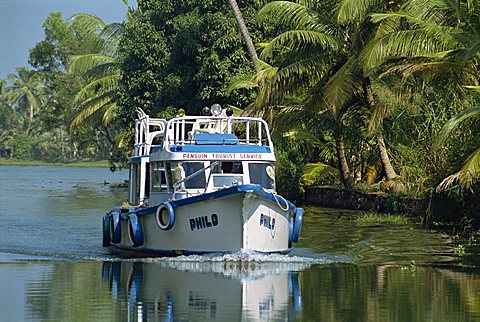 Backwater, Kerala state, India, Asia