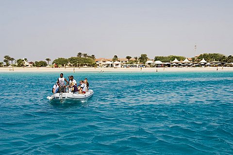 Hotel Morabeza in background, Santa Maria, Sal (Salt), Cape Verde Islands, Africa