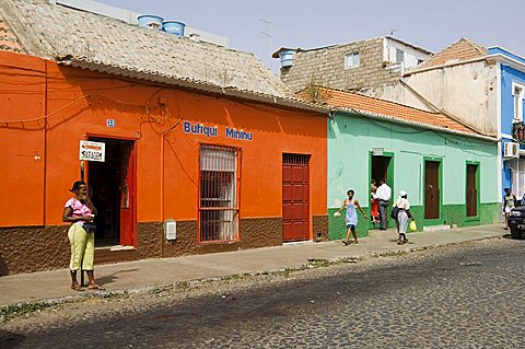 The old city of Praia on the Plateau, Praia, Santiago, Cape Verde Islands, Africa