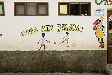 Local art, Santa Maria, Sal (Salt), Cape Verde Islands, Africa