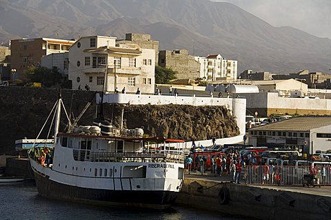 The Port of Porto Novo, Santo Antao, Cape Verde Islands, Atlantic, Africa