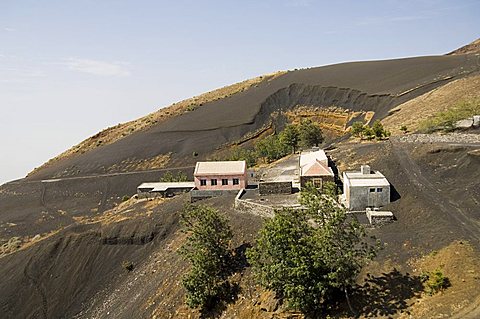 Countryside on way to the volcano, Fogo (Fire), Cape Verde Islands, Africa