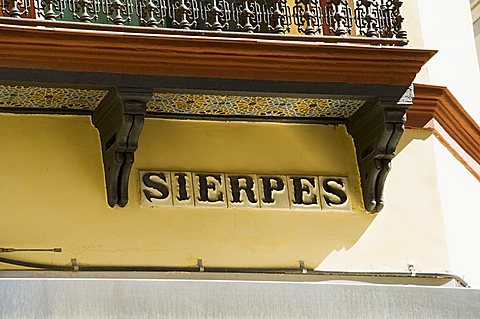 Main shopping district, Sierpes Street, Seville, Andalusia, Spain, Europe