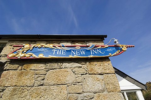 The New Inn, the only pub on the island, Tresco, Isles of Scilly, off Cornwall, United Kingdom, Europe