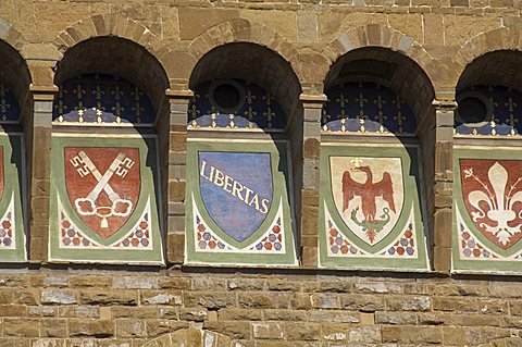 Palazzo Vecchio on the Piazza della Signoria, UNESCO World Heritage Site, Florence (Firenze), Tuscany, Italy, Europe