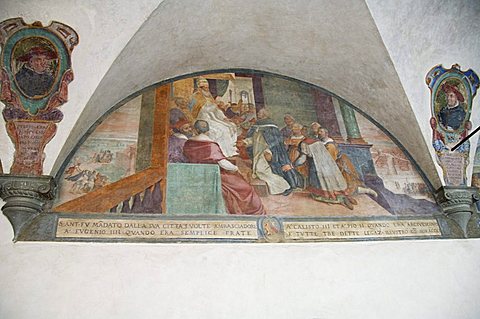 Frescoes by Fra Angelico, San Marco, Florence (Firenze), Tuscany, Italy, Europe