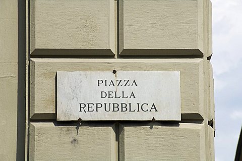 Piazza della Repubblica, Florence (Firenze), Tuscany, Italy, Europe