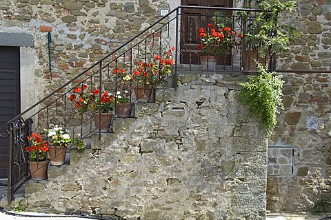 Volpaia, a hill village near Radda, Chianti, Tuscany, Italy, Europe