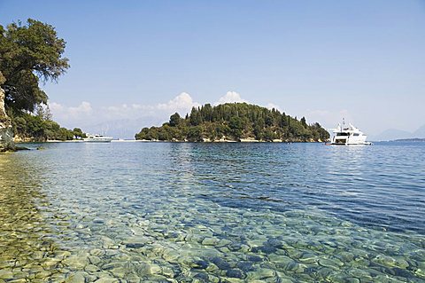 Island of Skorpios owned by the Onassis family, near Lefkada (Lefkas), Ionian Islands, Greek Islands, Greece, Europe