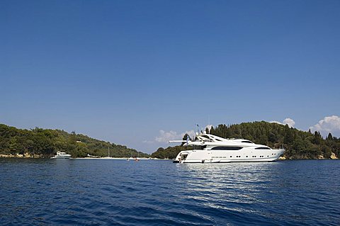 Island of Skorpios owned by the Onassis family, near Lefkada (Lefkas), Ionian Islands, Greek Islands, Greece, Europe