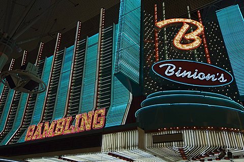 Binion's, Fremont Street, the older part of Las Vegas, Nevada, United States of America, North America