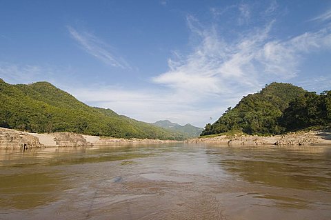 Mekong River near Luang Prabang, Laos, Indochina, Southeast Asia, Asia