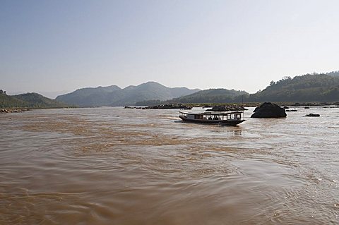 Mekong River near Luang Prabang, Laos, Indochina, Southeast Asia, Asia