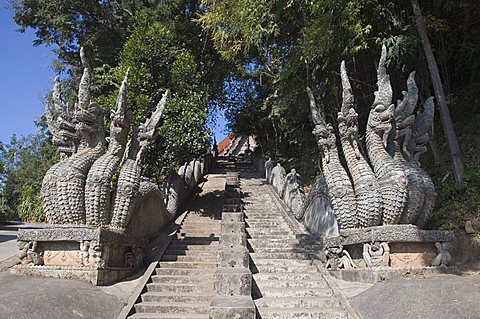 Nagas at Sop Ruak, Golden Triangle, Thailand, Southeast Asia, Asia