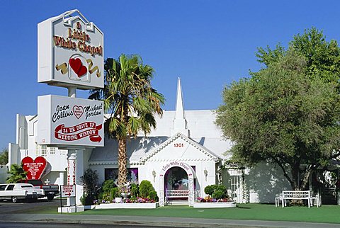 The Little White Chapel, Las Vegas, Nevada, USA