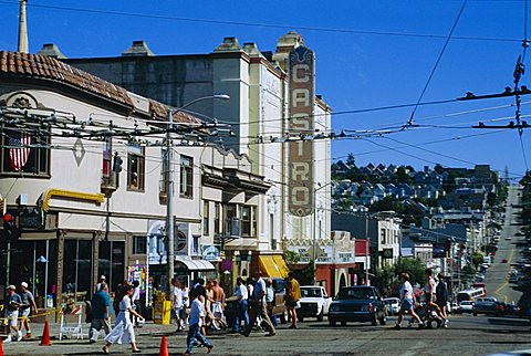 The Castro district, a favorite area for the gay community, San Francisco, California, USA