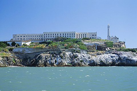 Alcatraz Island, site of the infamous prison, San Francisco, California, United States of America (U.S.A.), North America