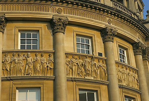 Architectural detail the Circus, Bath, UNESCO World Heritage Site, Avon, England, U.K., Europe